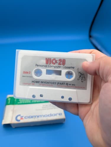 LOT OF 2 ORIGINAL COMMODORE VIC 20 CASSETTE TAPE PERSONAL FINANCE PROGRAMS — photo 8