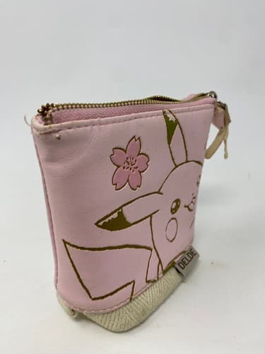 Pokemon Pikachu DELDE Slide Pen Pouch Pink Sakura Cherry Blossom Pencil Case — photo 5