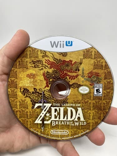 The Legend of Zelda: Breath of the Wild (Nintendo Wii U, 2017) Disc ONLY Tested