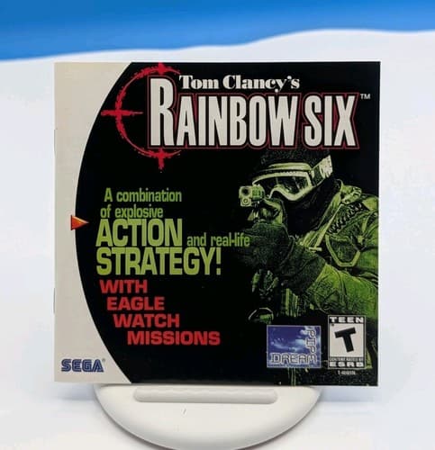 Tom Clancys Rainbow Six Sega Dreamcast CIB Complete Tested Strategy Shooter Game — photo 4