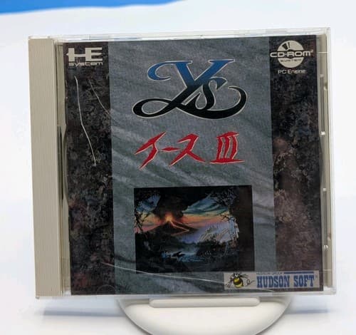 Ys III 3 Wondrous from Ys PC Engine PCE Japan, US Seller, Tested