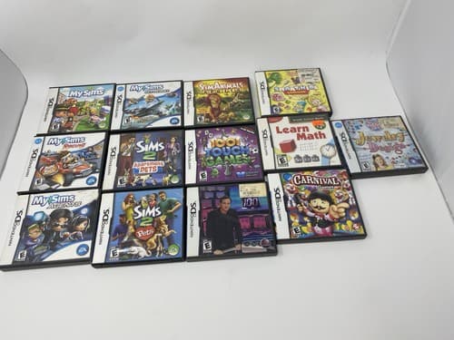 Nintendo DS Game Case Only Lot of 25 Sims Let Shop Kirby Diddy Kong Racing Etc — photo 3