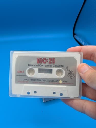 LOT OF 2 ORIGINAL COMMODORE VIC 20 CASSETTE TAPE PERSONAL FINANCE PROGRAMS — photo 4