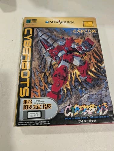 Cyberbots Full Metal Madness Limited Edition Sega Saturn Japan Import US Seller