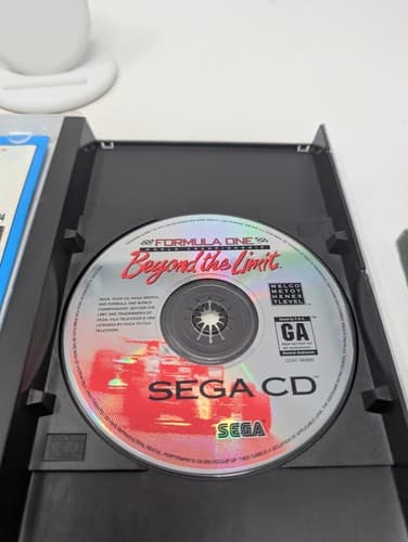 Formula One World Championship: Beyond the Limit (Sega CD, 1994) Complete W Reg — photo 5