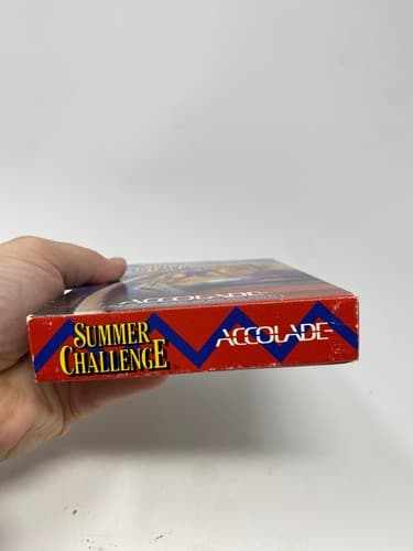 Summer Challenge (Sega Genesis) CIB Complete w/ manual inserts poster cards etc — photo 3
