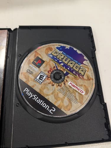 Sony PlayStation 2 PS2 Disc & Manual Only TESTED Nightmare of Druaga — photo 2