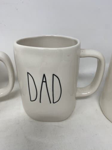Rae Dunn SWEETIE, DAD, USA Mugs Black Script By Magenta Artisan Collection — photo 3