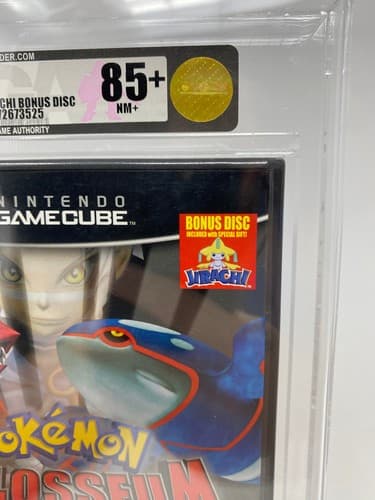 Pokemon Colosseum w/ Jirachi Bonus Disc Nintendo Gamecube VGA 85+ SEALED NEW — photo 4