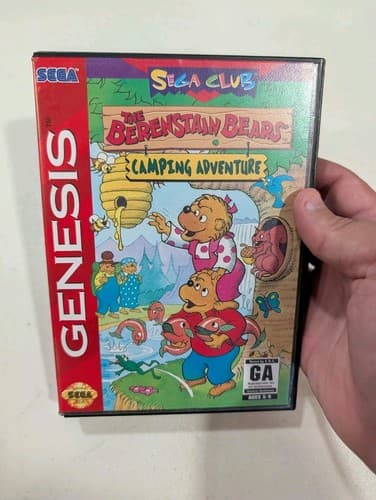 The Berenstain Bears Camping Adventure - Sega Genesis Authentic Box Only — photo 5