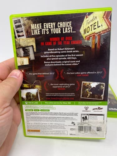 Walking Dead A Telltale Series Season 1 & Survival Instinct Xbox 360 Lot of 2 — photo 6