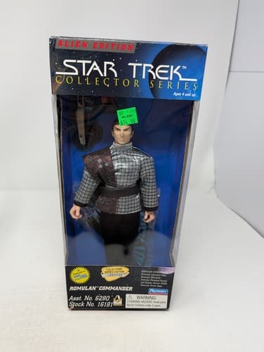 Star Trek Starfleet Edition - Lot Of 3 Figures - Riker, Laforge, Romulan... — photo 2