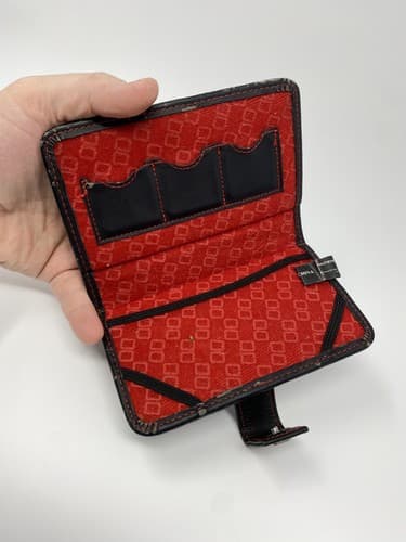 Official Black Nintendo DS Carrying Case Travel Bag Pouch OEM Red Stitching — photo 3