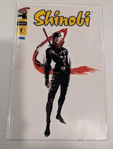 Shinobi 1 Sega Exclusive Cover 1st App 2002 Dark Horse Video Game Comic Rare HTF