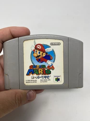 Super Mario 64 Nintendo 64 Japanese Version Cartridge Only Region Locked