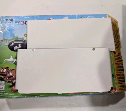 New Nintendo 3DS Super Mario White Edition  Box And Shell Only — photo 6