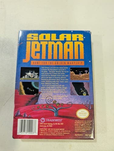 Solar Jetman: Hunt for the Golden Warpship for Nintendo NES CIB No Foam — photo 5