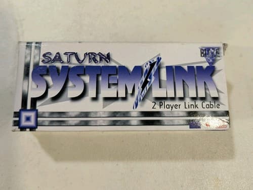 Sega Saturn System Link 2 Player Link Cable Blaze