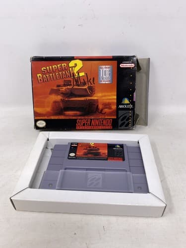 Super Battletank 2 (Super Nintendo Entertainment System, 1994) Game & Box — photo 8