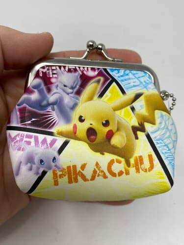 Pokemon Mewtwo Strikes Back Evolution Coin Purse Pikachu Kanto Starters Tag 2019 — photo 6