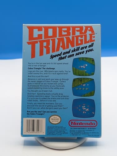 COBRA TRIANGLE  (Nintendo NES) Complete in Box - Very Good Condition  — photo 3