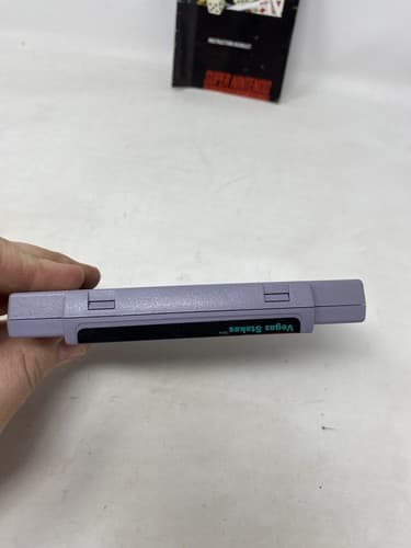 Vegas Stakes (Super Nintendo, SNES) Cartridge & Manual Only/Tested/Authentic — photo 9