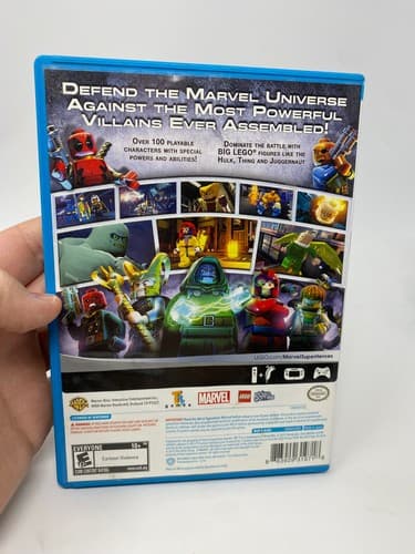 LEGO Star Wars Force Awakens & Marvel Super Heroes (Nintendo Wii U) Lot of 2 — photo 9