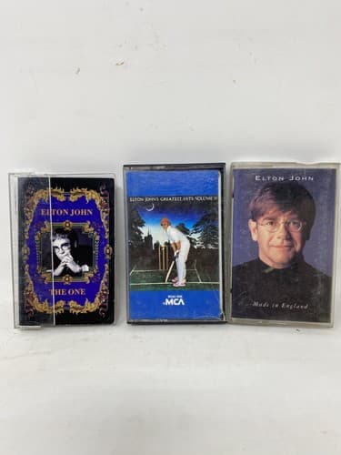 Elton John Lot Of 3 Greatest Hits Volume II 1977 The One Made In Cassette Tape