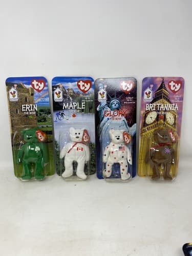 Ronald McDonald House Ty Beanie Babies Full Set - Maple, Britannia, Glory, Erin