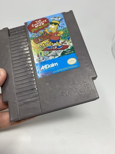 The Simpsons: Bart vs. The Space Mutants (Nintendo NES, 1991) AUTHENTIC | TESTED — photo 6