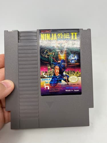 Ninja Gaiden II 2 The Dark Sword of Chaos Nintendo NES Tested Authentic Clean — photo 3