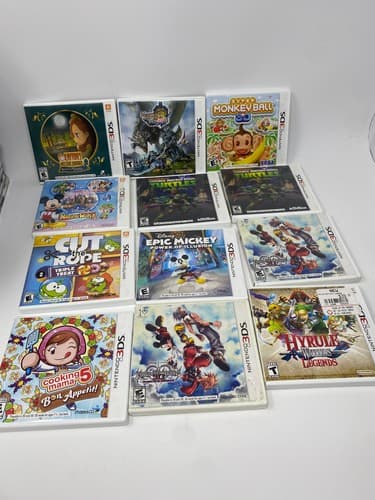 Lot of 25 Nintendo 3DS Cases Only Hyrule Kingdom Hearts Laytons Turtles Mama — photo 7