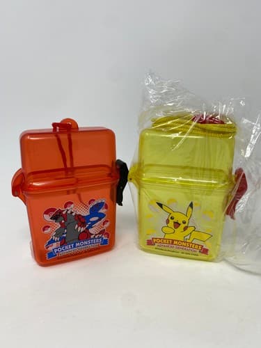 Pokemon Advanced Generation Clear Cases Lot 2 Pikachu Groudon Kyogre Banpresto 2