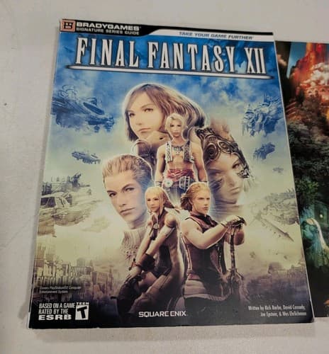 Final Fantasy XII Art Collection Book 2006 Limited Edition + Bradygames Guide — photo 6