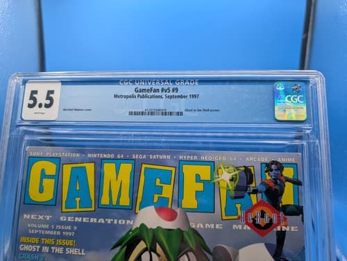 Game Fan - Vol 5, Issue 9 - September 1997 - w/ Poster CGC 5.5 — photo 2