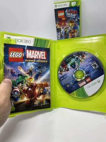 Lot Of 3 Xbox 360 LEGO Games Marvel Super Heroes Batman 2 Movie Video game — photo 9