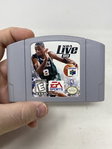 NBA LIVE 99 NINTENDO 64 N64 Game Tested + Working & Authentic!