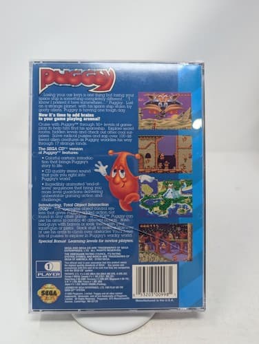 Puggsy (Sega CD, 1993) CIB Complete With Manual & Registration — photo 3
