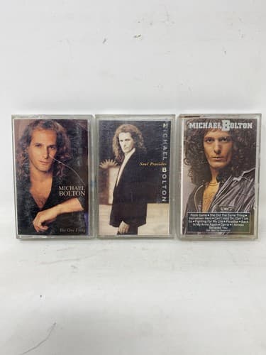 3 Michael Bolton Cassette Tapes - Soul Provider The One Thing Ships Fast