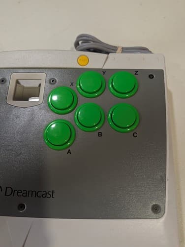 Sega Dreamcast Official Arcade Stick Fightstick Fighting Stick HKT-7300 Tested — photo 3