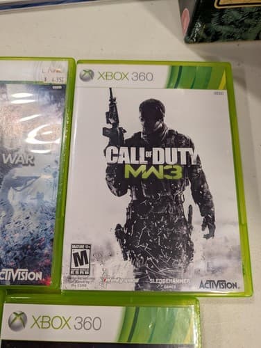 Lot Of 5 Call Of Duty Xbox 360 Game Cases, Some Manuals, No Games - Black... — photo 5