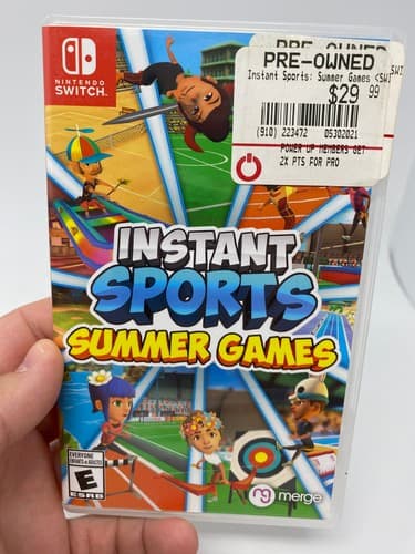 Nintendo Switch Instant Sports Summer Games Game In Box Tested