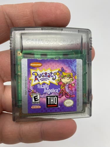 Rugrats Totally Angelica Nintendo Game Boy Color Cartridge Nickelodeon Fashion