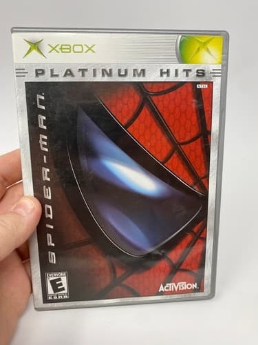 Spider-Man Microsoft Xbox Platinum Hits W/Manual CIB Authentic Tested