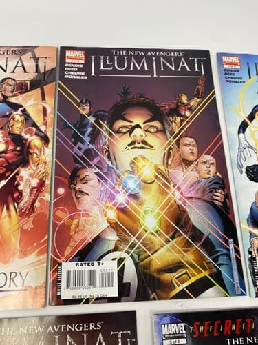 Marvel Comics New Avengers: Illuminati #1 2 3 4 5 NM Complete 1-5 Series 2007 — photo 3
