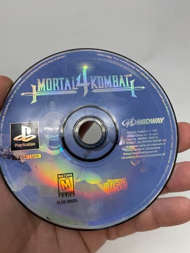 Mortal Kombat 4 PS1 Sony PlayStation 1, 1998 Disc Only – Tested — photo 2