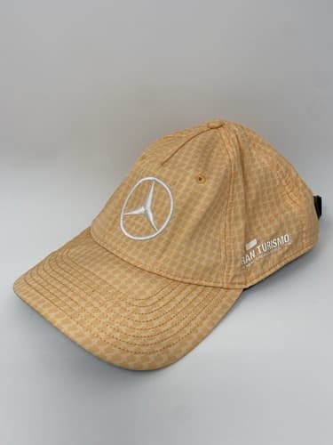 Lewis Hamilton Cap Mercedes 2023 Peach Adult Official Merchandise Gran Turismo