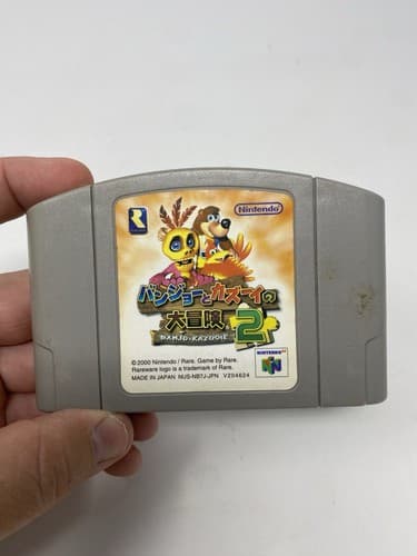 Banjo-Kazooie 2 Tooie (Japanese) Nintendo 64 N64 Authentic Tested - US Seller