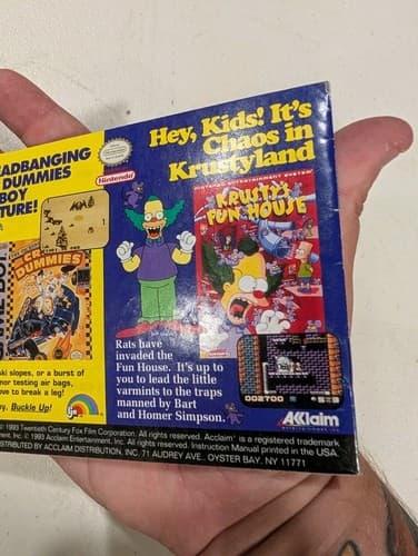 The Incredible Crash Dummies NES Manual Only Authentic — photo 5