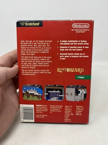 Legacy of the Wizard complete in box nintendo nes rpg CIB authentic Ships Fast — photo 6